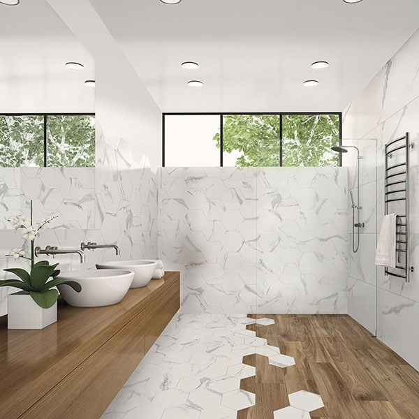 Hexa Soul Matt 23 x 27cm Porcelain Wall & Floor Tile - 0.75sqm perbox (3187)