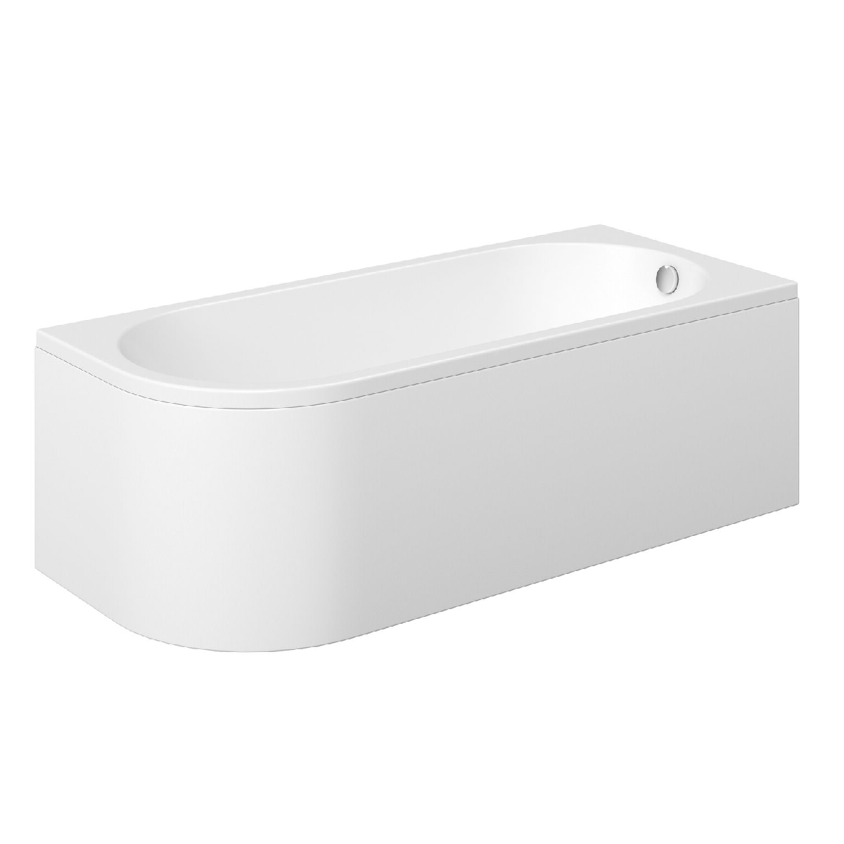Moods Bathrooms to Love Essence 1500mm Back to Wall Bath  - Right Hand (18752)