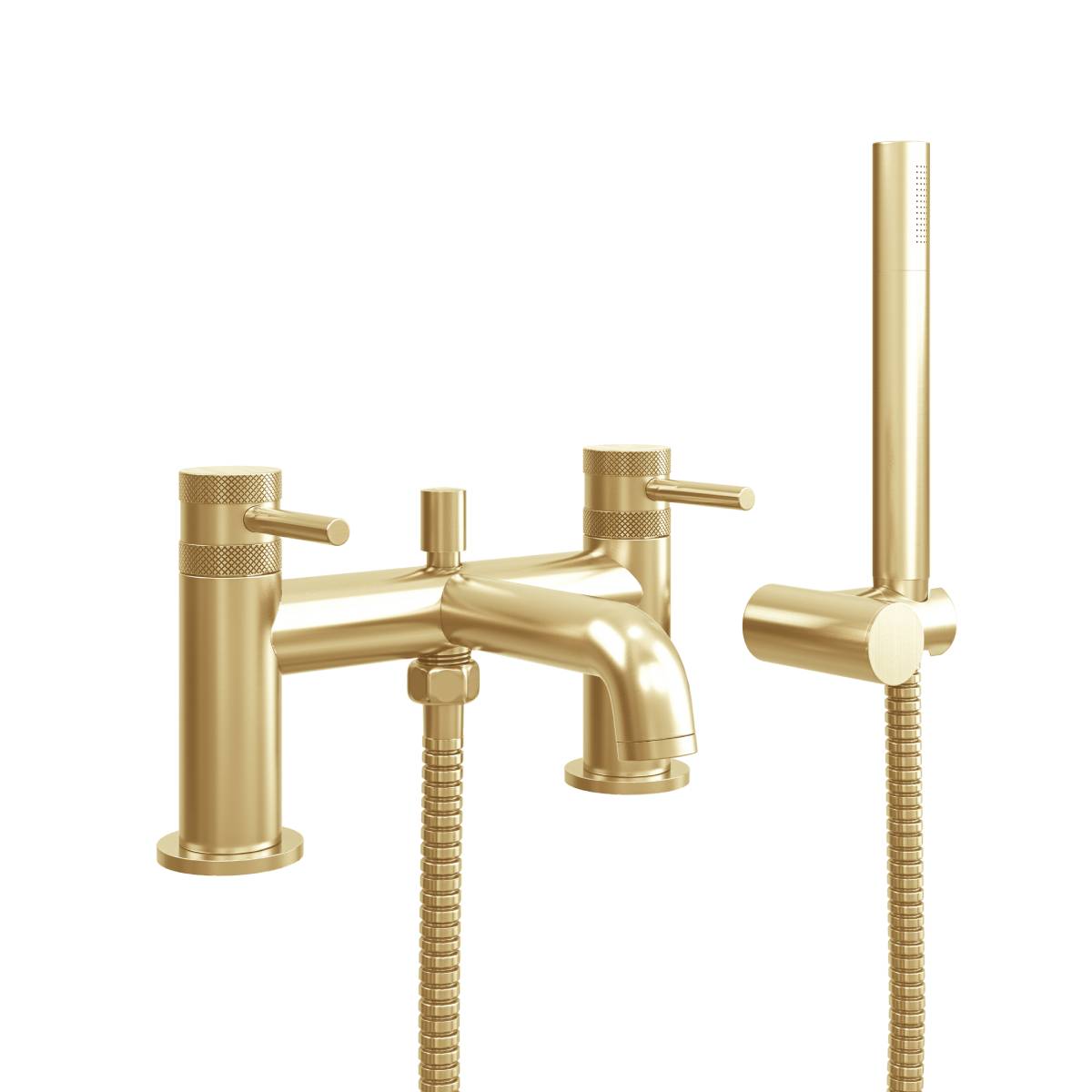 Eliseo Ricci Exclusiv Bath Shower Mixer - Brushed Brass (12997)
