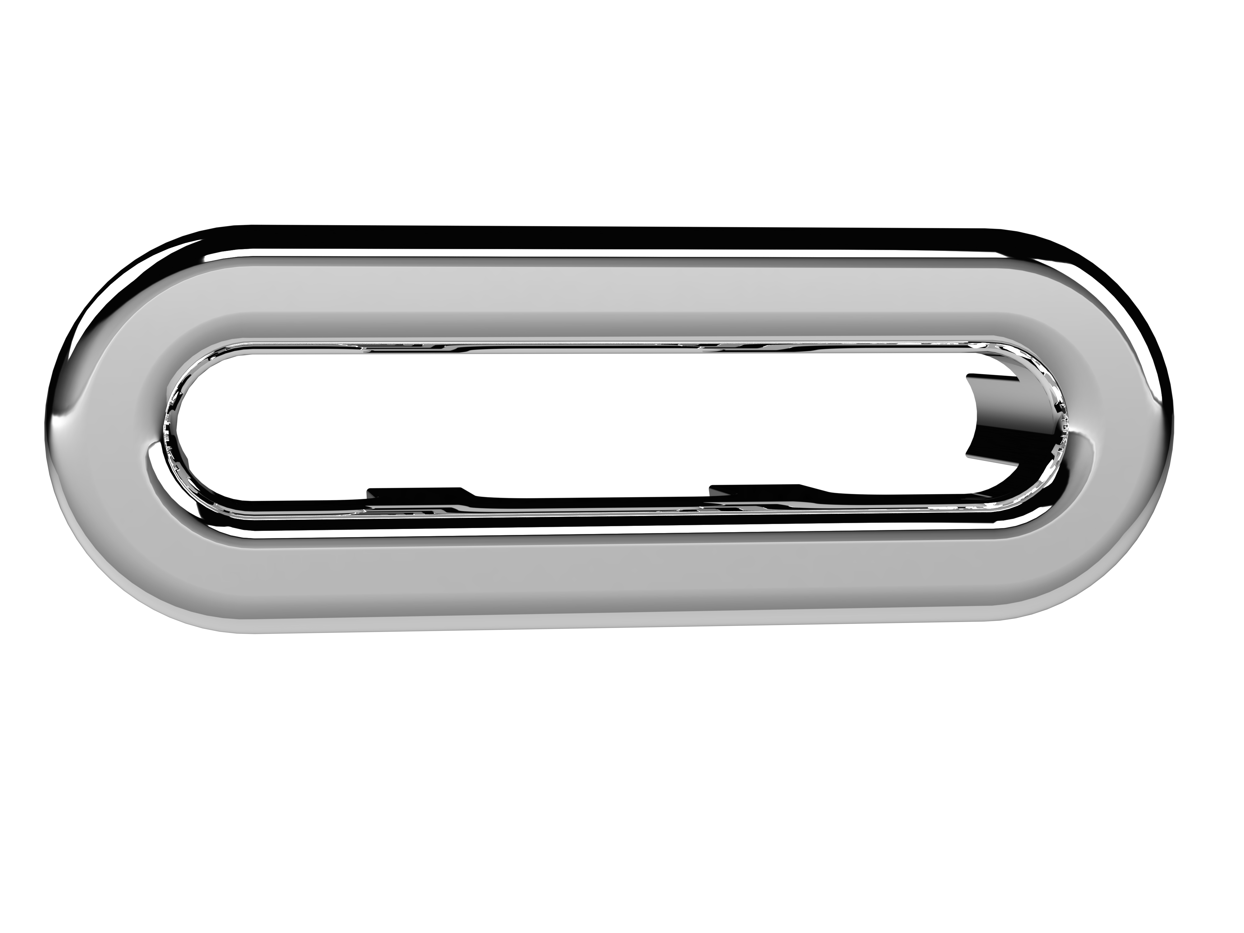 Hudson Reed Ceramics Accessories Oval Chrome Overflow Cover (18892)