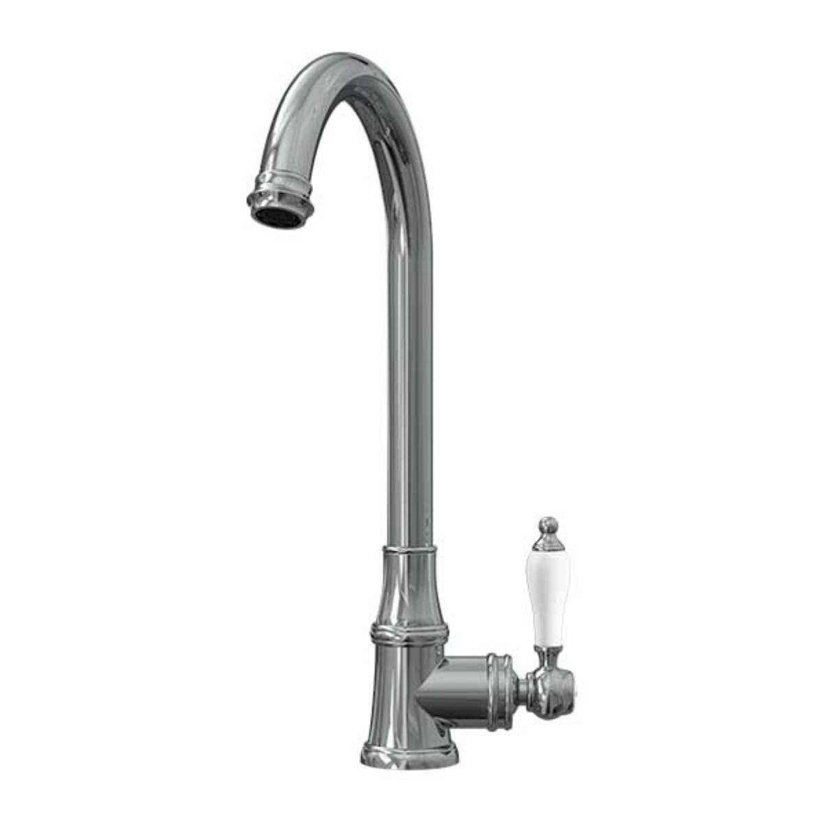 Elect Traditional Style Kitchen Sink Mixer with Swivel Spout & Single Lever - Chrome Finish (10955)