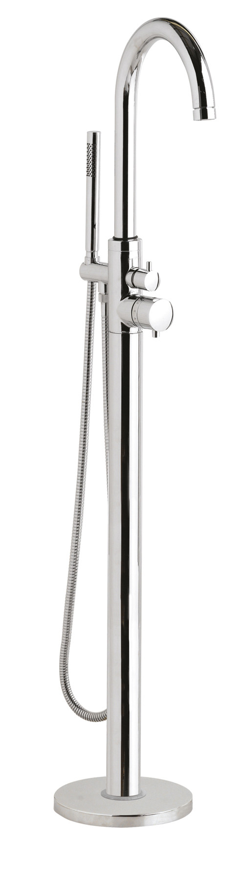 Hudson Reed Thermostatic Floor Standing Bath Shower Mixer (PN322) - 15198