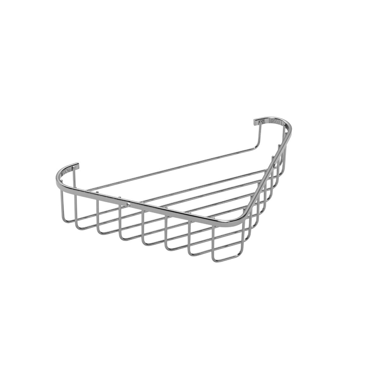Croydex Stainless Steel Corner Basket (12810)