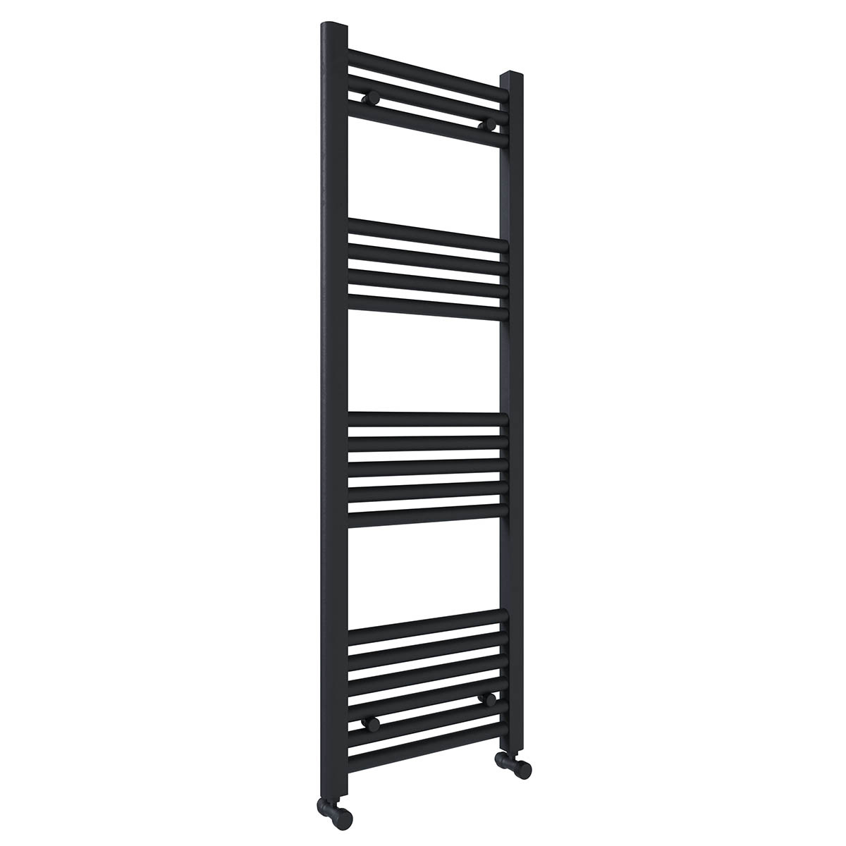 Roma Straight Heated Towel Rail - 1200mm x 400mm - Anthracite (11053)