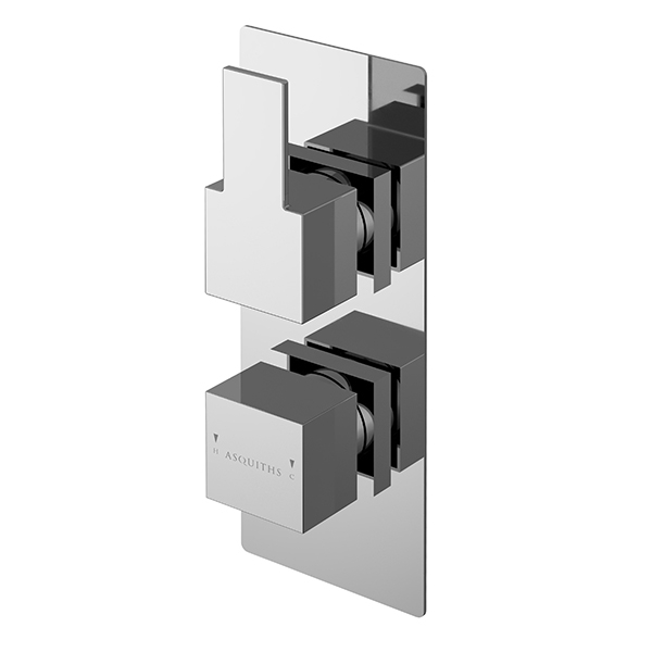 Asquiths Revival Twin Concealed Shower Valve with Diverter (4532)
