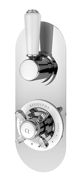 Asquiths Restore Traditional Twin Concealed Valve (4510)