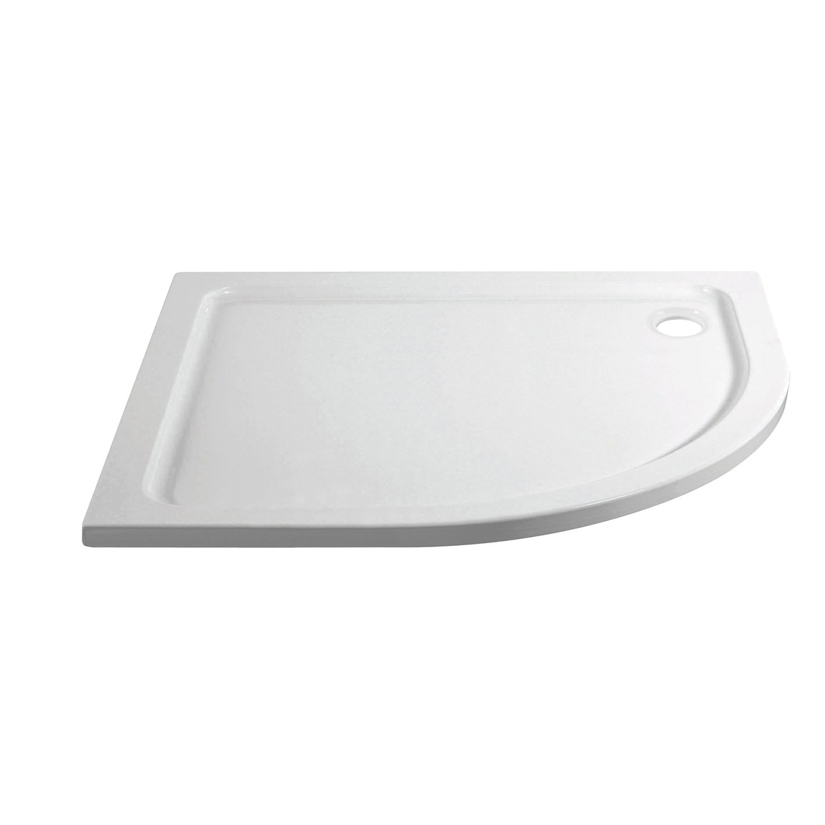 Elements 1200 x 900mm Offset Quadrant Slim Line Shower Tray - Right Hand with Corner Waste (20667)
