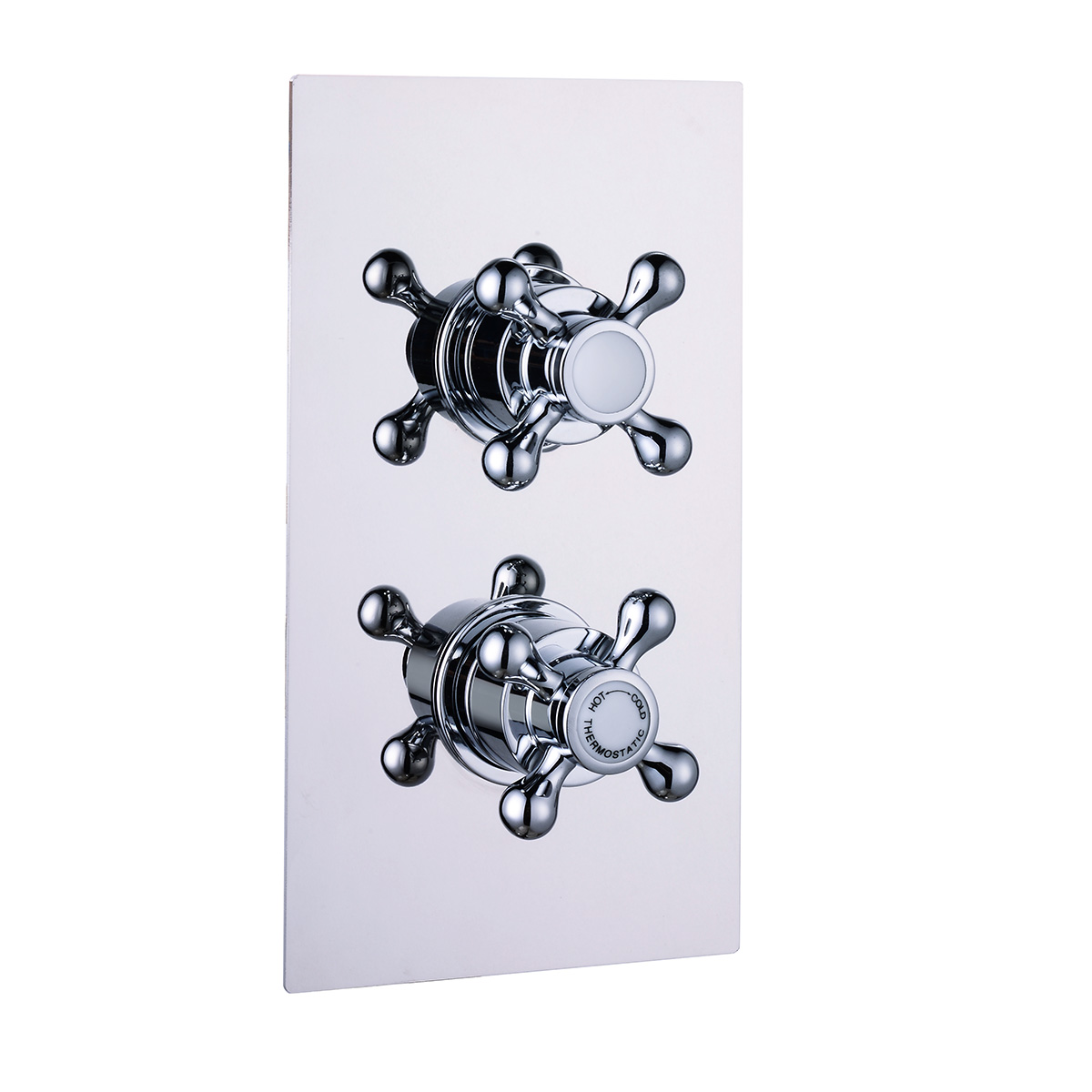 Traditional Thermostatic Double Outlet Shower Valve